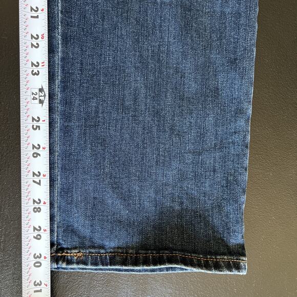 Lee Jeans Women's 22W Blue Relaxed Fit Straight Leg High Rise Stretch Denim - Picture 12 of 12